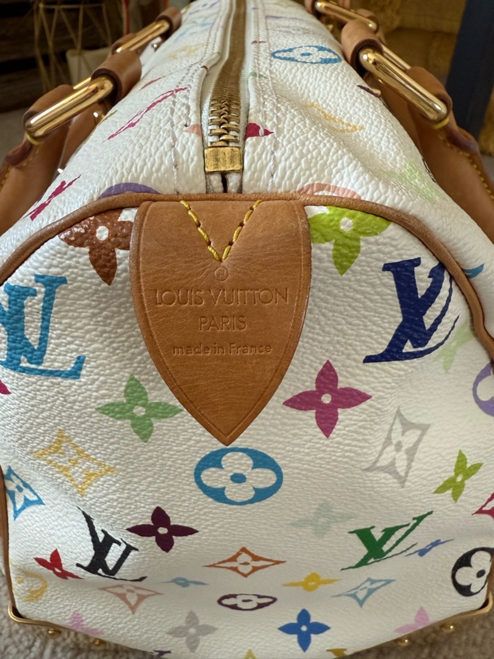 Louis Vuitton Original Murakami Multicolor Monogram Speedy 30 - Picture 14 of 16